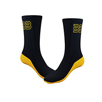 Calcetines Ixon Brad 25 negro amarillo