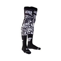 Calcetines Leatt rodillera negro blanco