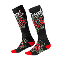 Calcetines O Neal Pro MX Roses negro