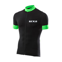 Camisa de manga corta SIX2 BIKE3 STRIPES verde