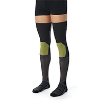 Six2 Knee Brace Socks Black Grey