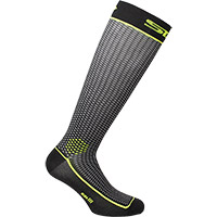 Six2 Long2 Socks Black Yellow