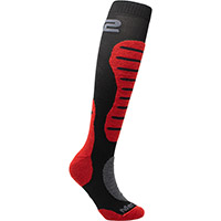 Six2 Mot2 Merinos Socks Black Red