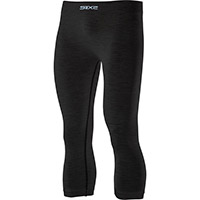 Pantalones SIX2 PNX 3/4 Merinos lana negro