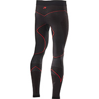 Pantalones SIX2 PNXW BlazeFit Warm negro rojo - 2