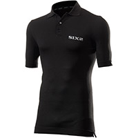 Camiseta SIX2 Polo negro