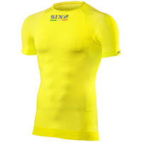 Camiseta manga corta SIX2 TS1 4SEASON amarillo