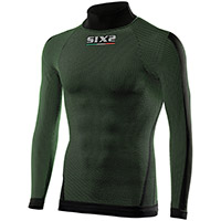 Camisa Manga Larga SIX2 TS3 4seasons verde oscuro