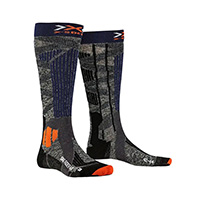 X-bionic Ski Rider 4.0 Socks Grey Blue