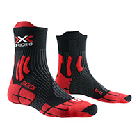 Calcetines X-Bionic Triathlon 4.0 rojo negro