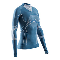 X-Bionic Energy Accumulator Light Zip WMN Shirt blau